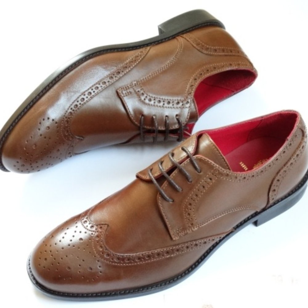 NEW BRUNO MAGLI  MAN'S SHOES $325 9 M US( EU 42) Cognac color.